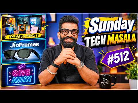 Jio Frames? | Budget Foldable Phones? | iPhone Giveaway Delivery? | STM #512 | Technical Guruji🔥🔥🔥