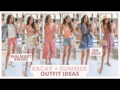 Video: SUMMER + VACATION OUTFIT IDEAS 2021 | Nordstrom, Walmart, Abercrombie, + Express Try On Haul