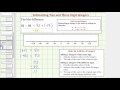 Understanding Integer Subtraction and Addition