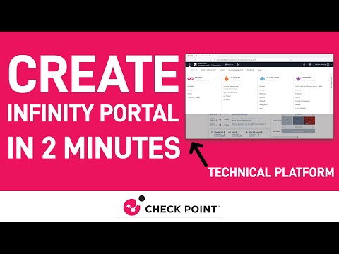 Creating Your Check Point Infinity Portal