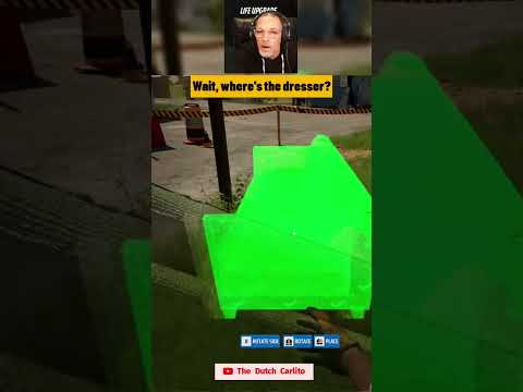 Demolition Chaos: Finding the Dresser! #shorts