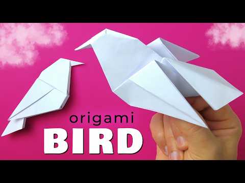 Learn How to Make an Easy Origami Bird out of paper