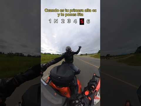 Cuando compras tu primera moto de alto cc 😳
