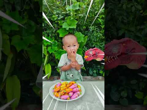 cute baby and dinosaur! p45 🦖🤣👶