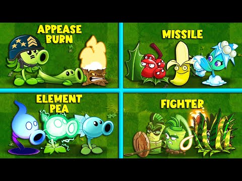 Random 4 Best Team Plants Battlez - Who Will Win? - PvZ 2 Team Plants vs Team Plants