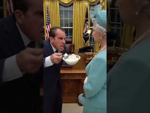 the queen and nixon #shorts #fypシ #fyp #nixon #queen #queenelizabeth #president #lol #funny #curd