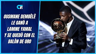 ✅ OUSMANE DEMBÉLÉ GANÓ el BALÓN DE ORO: LAMINE YAMAL QUEDÓ SEGUNDO