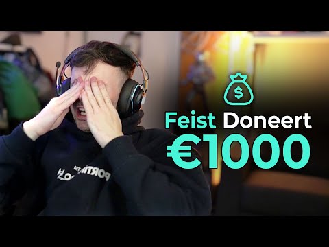 Iemand doneert €1000 op mijn stream - Streamhighlights