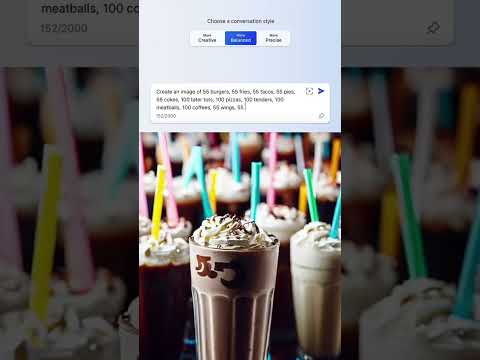 Serve up as much fast food as you want with Bing Image Creator