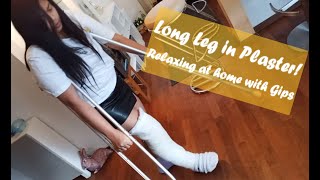 REMOVING LONG LEG CAST
