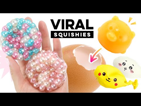 DIY Vacuum Stress Balls and MORE Viral Squishies! #satisfying