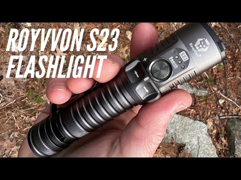 Rovyvon S23 Flashlight: Unique Interface, 4,000 Lumens | Solid for a Kit, Car, Home
