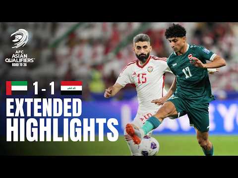 Last-minute VAR seals thrilling 1st leg! | UAE - Iraq | Extended Highlights – #AsianQualifiers