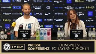 TVELV | Pressekonferenz - SV Elversberg vs. FC Bayern München | 13.09.26