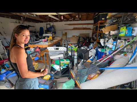 HOARDER Level Garage Overhaul... Years of Clutter GONE! | Extreme Garage Makeover