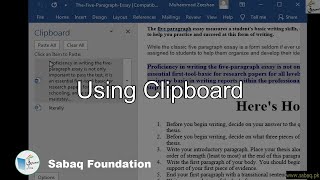 Using Clipboard