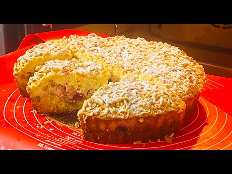 Тающий во рту Пирог с вишней Как же это Вкусно Рецепт Бомба Я хочу делать это каждый день Вкуснятин