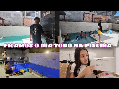 PRIMEIRA FESTA NA PISCINA| TODO MUNDO VEIO - UM SONHO REALIZADO 😭❤️ + COMPRINHAS FOFAS