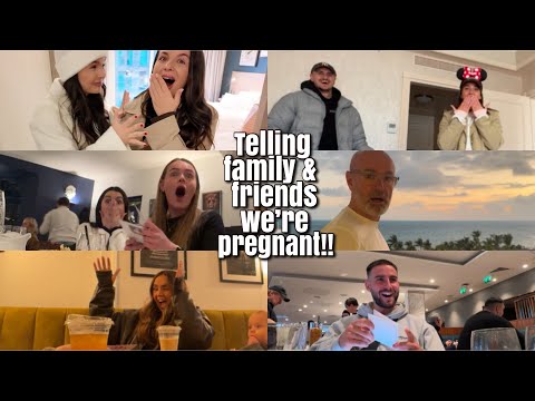 Telling our friends & family we’re having another baby!!