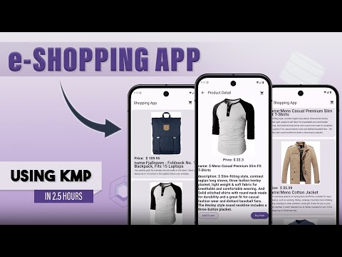 Shopping app in Android Studio - KMP Project in Android Studio