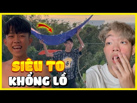 Vlog | LBG Hoảng Hốt Khi Thấy Quý11N Làm “ Diều Siêu To Khổng Lồ “ !?