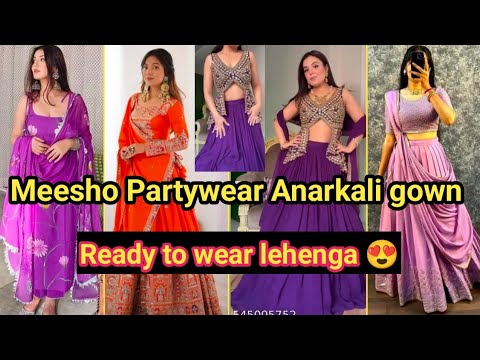 Meesho haul | Meesho latest Beautiful gown/dress haul | Meesho lehenga/kurta sets haul | Meesho