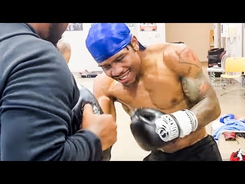 Scooter Davis “MOTHERF*CKIN THUG” WORKOUT; Going hard NONSTOP on pads
