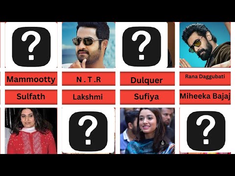 South Indian celebrity couples husband and wife???