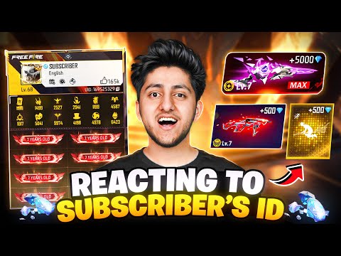 Reacting To Subscribers Rare Id 😍 Free Fire Best Collection- Garena Free Fire