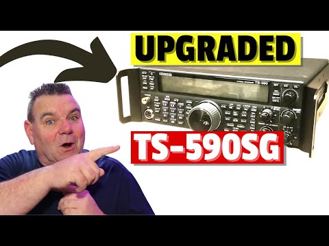 I upgraded my Kenwood TS-590SG with TCXO and Military Look