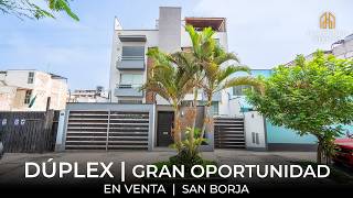 Penthouse dúplex en venta en San Borja | 4 dorm, | 171.36 m² | Terraza | Ascensor | 2 cocheras
