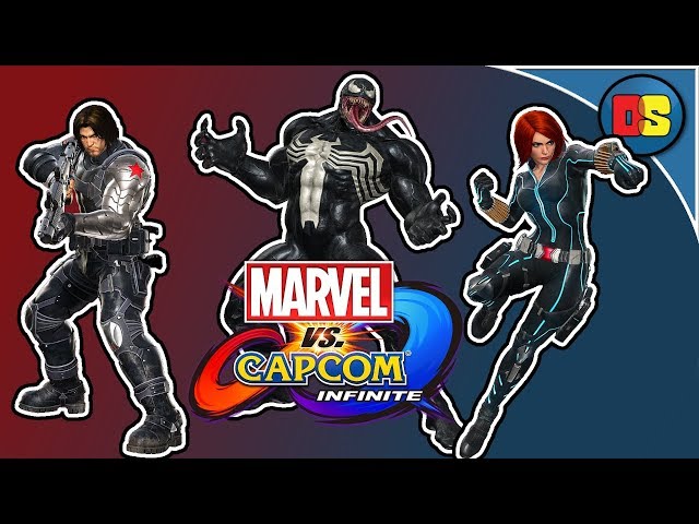 MARVEL VS CAPCOM INFINITE VENOM/BLACK WIDOW/WINTER SOLDIER LIVE PLAY!!