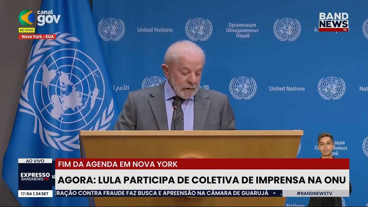 Lula fala sobre encontro com Trump na ONU