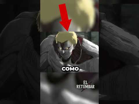 Porque el titan acorazado aparece con  armadura gris y pelo rubio en el manga? #aot #atackontitans