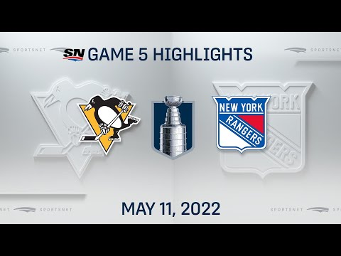 NHL Game 5 Highlights | Penguins vs. Rangers - May 11, 2022