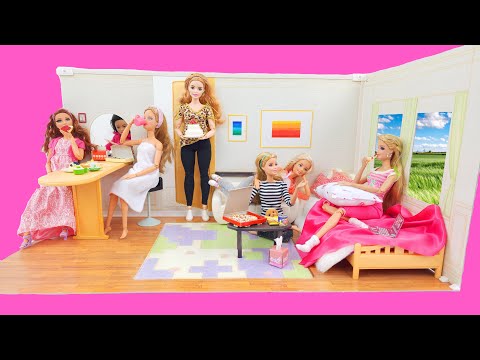 LA Mansion for dolls / Foldable doll house / Lovely doll Room / Rement باربي गुड़िया রুম rumah