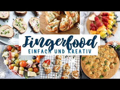 Partyessen: schnelle Ideen für kalte &warme Fingerfood Rezepte zum Vorbereiten | Leckere Partysnacks