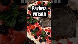 #pavlova #christmasdessert #christmas #sweet