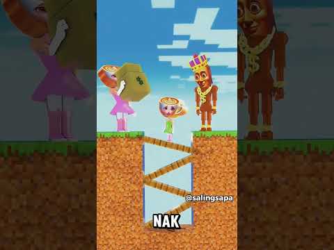 BABY ANOMALI BALLERINA CAPPUCINA INGIN JADI ANAK SUKSES,PILIH PAPA ATAU MAMA 🤔⁉️ #minecraft #roblox