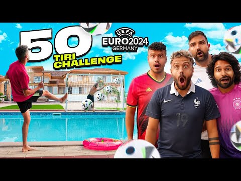 ⚽ EURO 2024 50 TIRI FOOTBALL CHALLENGE in VILLA ELITES!