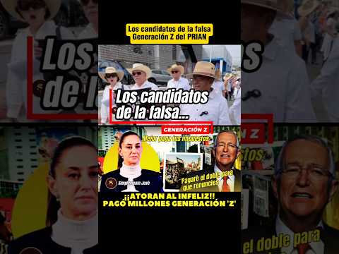 Los candidatos de la falsa Generación Z del PRIAN #shorts