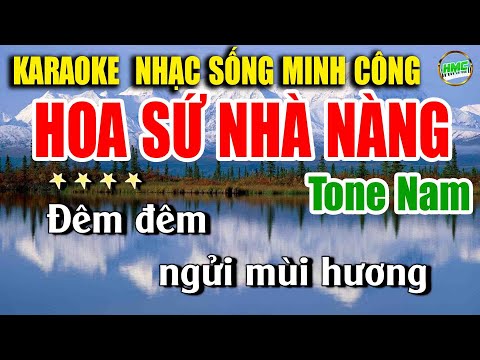 Karaoke Nhạc Trữ Tình Tone Nam Dễ Hát | Nhạc Xưa BOLERO Tuyển Chọn – HOA SỨ NHÀ NÀNG