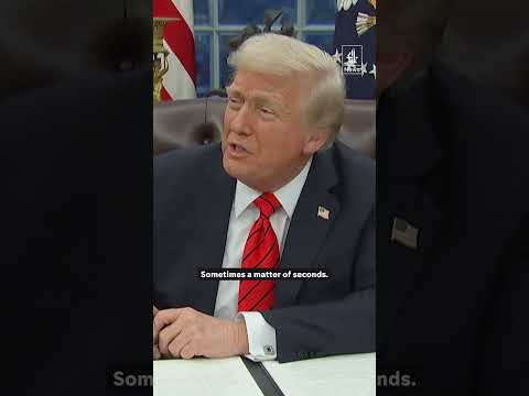 Trump signs order to bring back plastic straws