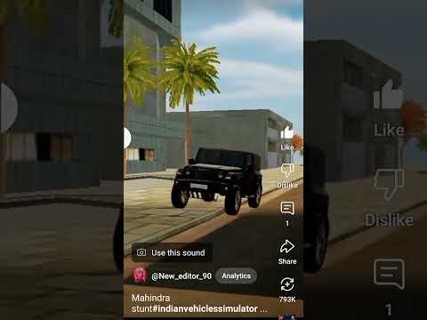 Mahindra thar stunt #indianbikesdriving3dnewtodayupdate