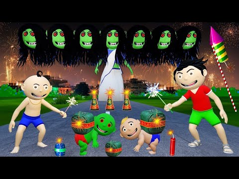 Pagal Bittu Sittu | Diwali Ka Mela Cartoon | Pagal Beta | Desi Comedy Video | Cs Bisht Vines