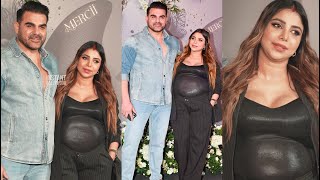 Shura Khan flaunting big Baby Bump right before her Delivery with Arbaaz Khan with her Baby Boy!
