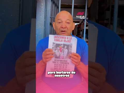 Luis Rojas, busca a su familia desaparecida en La Guaira tras una semana del terremoto doble en 🇻🇪 💔