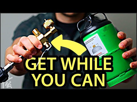 The SAFEST EMERGENCY HEAT DIY 1LB Propane Tank Refill Method