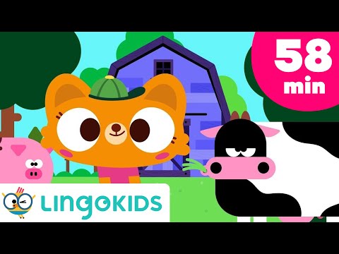 Old McDonald Had a Farm & More Animal Songs for Kids 🐄 🚜| Lingokids