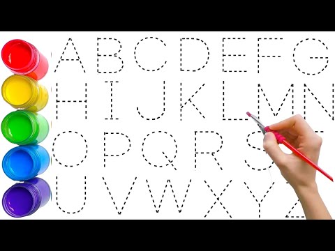 ABCD Alphabets.kids drawing and alphabets learning.counting numbers and drawing shapes.abc Kids song